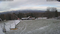 Spodní část sjezdovky