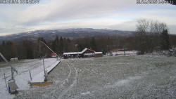 Spodní část sjezdovky