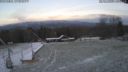 Spodní část sjezdovky