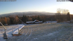 Spodní část sjezdovky