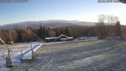 Spodní část sjezdovky