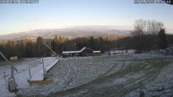 Spodní část sjezdovky