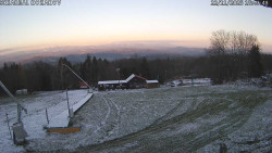 Spodní část sjezdovky