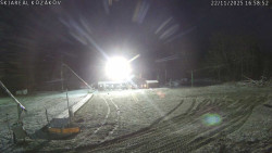 Spodní část sjezdovky