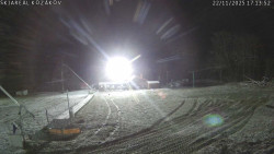 Spodní část sjezdovky