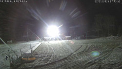 Spodní část sjezdovky