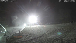 Spodní část sjezdovky