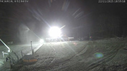 Spodní část sjezdovky