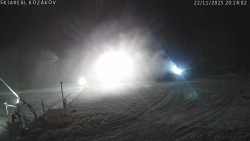 Spodní část sjezdovky