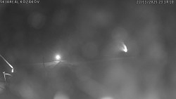 Spodní část sjezdovky