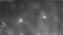 Spodní část sjezdovky