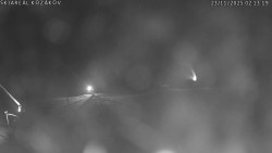 Spodní část sjezdovky