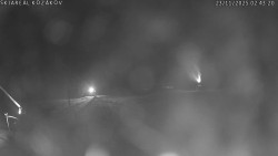 Spodní část sjezdovky