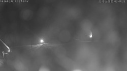 Spodní část sjezdovky