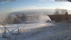 Spodní část sjezdovky