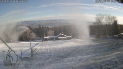 Spodní část sjezdovky