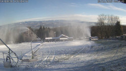 Spodní část sjezdovky