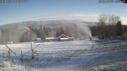 Spodní část sjezdovky