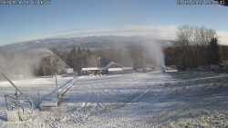 Spodní část sjezdovky