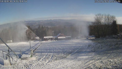 Spodní část sjezdovky