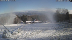 Spodní část sjezdovky