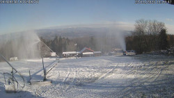 Spodní část sjezdovky