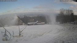 Spodní část sjezdovky