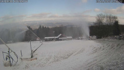 Spodní část sjezdovky