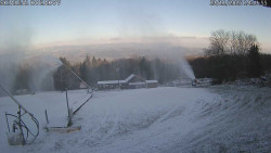 Spodní část sjezdovky