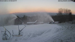 Spodní část sjezdovky