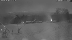 Spodní část sjezdovky