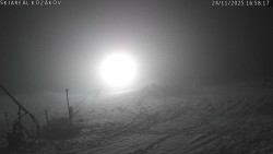 Spodní část sjezdovky