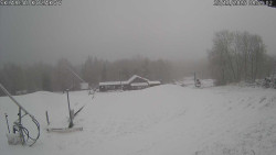 Spodní část sjezdovky