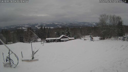 Spodní část sjezdovky