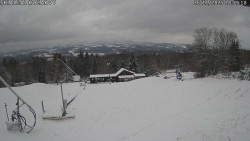 Spodní část sjezdovky