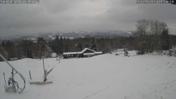 Spodní část sjezdovky