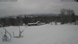 Spodní část sjezdovky