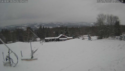 Spodní část sjezdovky