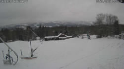 Spodní část sjezdovky