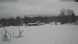 Spodní část sjezdovky