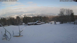 Spodní část sjezdovky