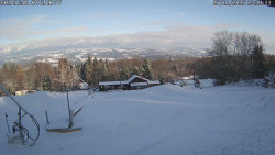 Spodní část sjezdovky