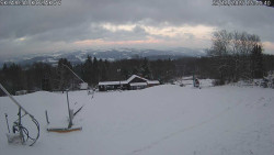 Spodní část sjezdovky