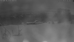 Spodní část sjezdovky