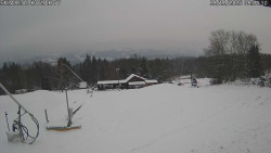 Spodní část sjezdovky