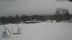 Spodní část sjezdovky