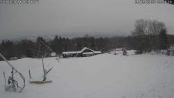 Spodní část sjezdovky