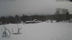 Spodní část sjezdovky