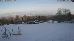 Spodní část sjezdovky