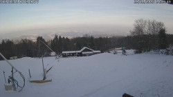 Spodní část sjezdovky